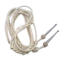 Silver Aiguillette Fukk in Mylar & Wire with Trophy Tags