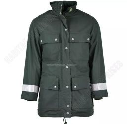 German Police Jacket Green Waterproof Border Safety Uniforms Jackets