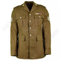 British Army Uniform Olive Khaki Formal Jacket OD Military Uniform