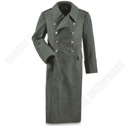 Swiss Military Surplus Wool Trench Coat