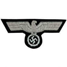 Breast & Sleeve Eagle, Army Panzer Officer -Buillion