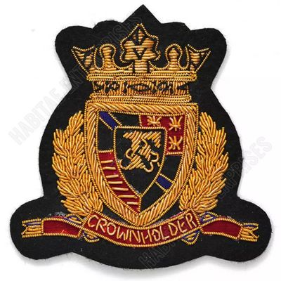 Custom Crown Holder Bullion Badge