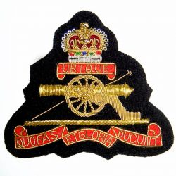 Royal Artillery QC Bullion Embroidered Blazer Badge