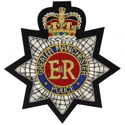 Greater Manchester Police Embroidered Blazer Bullion Badge
