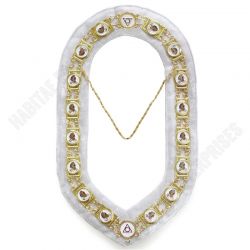 LOCOP PHA Chain Collar - Gold Plated on White Velvet