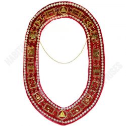 Royal Arch Chapter Chain Collar - Gold Plated