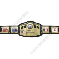 NWA Domed Globe World HEavyweight Wrestling Championship Belt