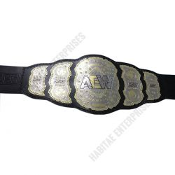 AEW World Heavyweight Championship Belt 2mm Brass Adult Size