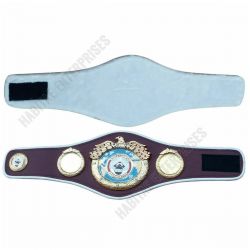 WBO Boxing Championship Belt Metal Plates Mini Premium Quality Leather