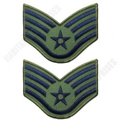 Staff Sergeant Chevrons Rank US Air Force USAF Airman