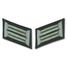 Army Officer Collar Tabs - Panzer-Grenadier - Green