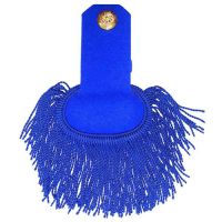 Military Ceremonial Blue Epaulettes with Fringes