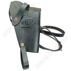 WWII US Black Leather Gun Holster