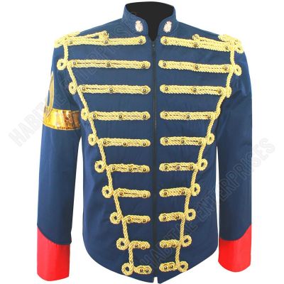 Rare Classic MJ Michael Jackson Blue Hussar Jacket