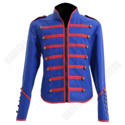 Vintage Hussar military drummer boy jacket Blue