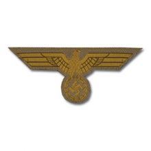 German WWII Uniform BeVo Breast Eagle - Navy Tropical