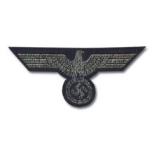 German WWII Uniform BeVo Breast Eagle - Army Officer