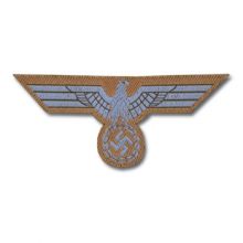German WWII Uniform BeVo Breast Eagle - DAK EM