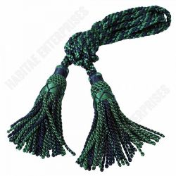 Silk Bagpipe Cords, Black Watch Lanyards
