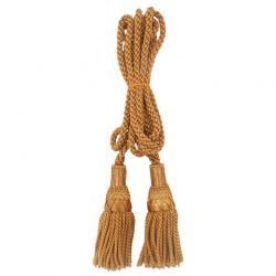 Golden Silk Bagpipe Cords, Lanyards