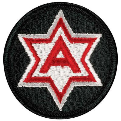 6th Army Patch Color