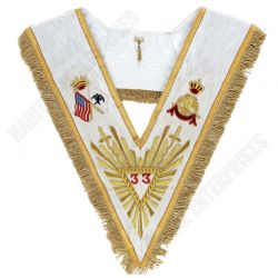 33rd Degree Scottish Rite Masonic Collar