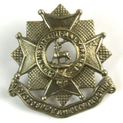 Bedfordshire and Hertfordshire Regiment White Metal Cap Badge
