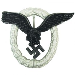 Metal Luftwaffe Pilot Badge