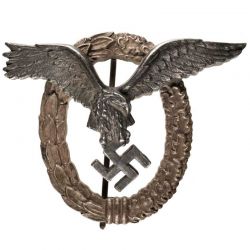 Metal Third Reich. A Luftwaffe Pilot & Observer badge