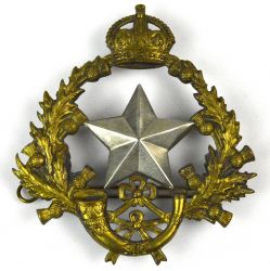 Scottish Rifles (Cameronians) King's Crown Badge