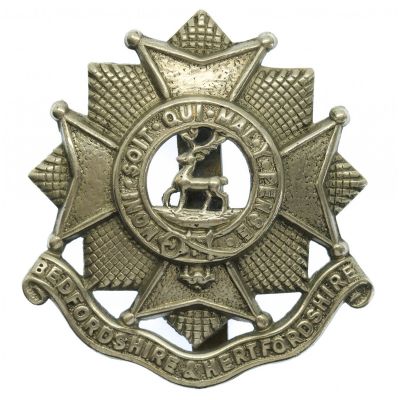 Bedfordshire & Hertfordshire Regiment Cap Badge