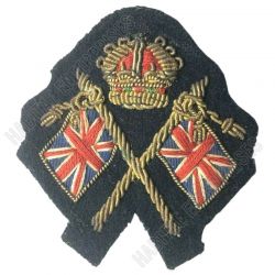 WW1 British Army Colour Sergeants Bullion thread Cloth Badge
