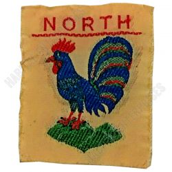 Small 1950's cock Of The North Cloth Badge Patch