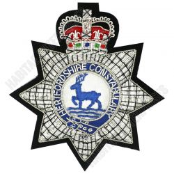 Hertfordshire Constabulary Embroidered Blazer badge