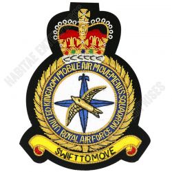 UK Mobile Air Movements Squadron UKMAMS RAF Embroidered Blazer Badge