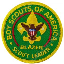 BSA Boy Scouts Of America Blazer Scout Leader Adult Patch Badge