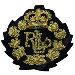 Ralph Lauren Crown Crest Gold Bullion Badges