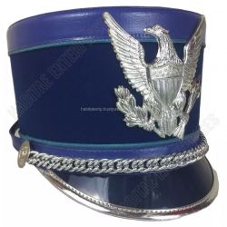 Marching Band Hat Shako Vintage Blue Design