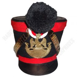 French Napoleonic Shako Helmet Black Felt