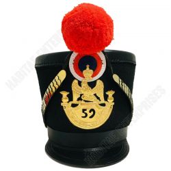 Shako Hat French Napoleonic Shako Red Pompom 1806 Model Infantry Hat
