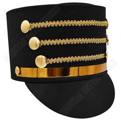 Majorette Ring Master Toy Soldier Drum Major Black Shako Hat