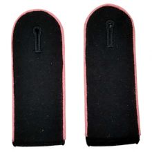 Shoulder Boards - Panzer - Black with Pink Piping