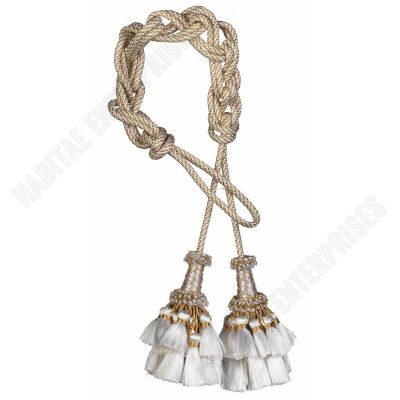 Tubular Liturgical Cincture de luxe Silk blend Tassels