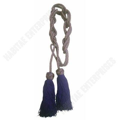 Priest Cincture with knot gold and color Pure Viscose Tassel