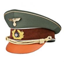 Green Adolf Hitler Visor Cap