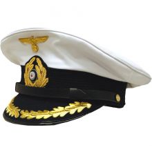 German WWII Kriegsmarine U-Boat Captain Visor Cap