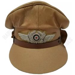 WW2 German Airforce Officer Pilot khaki Hats