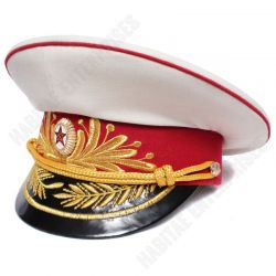 Russian Infantry Generals white Visor Cap