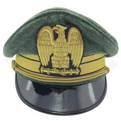 WWII Italian Fascist Officer Visor Cap