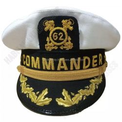 Skipper's Yachting Black Hats for Army Officers